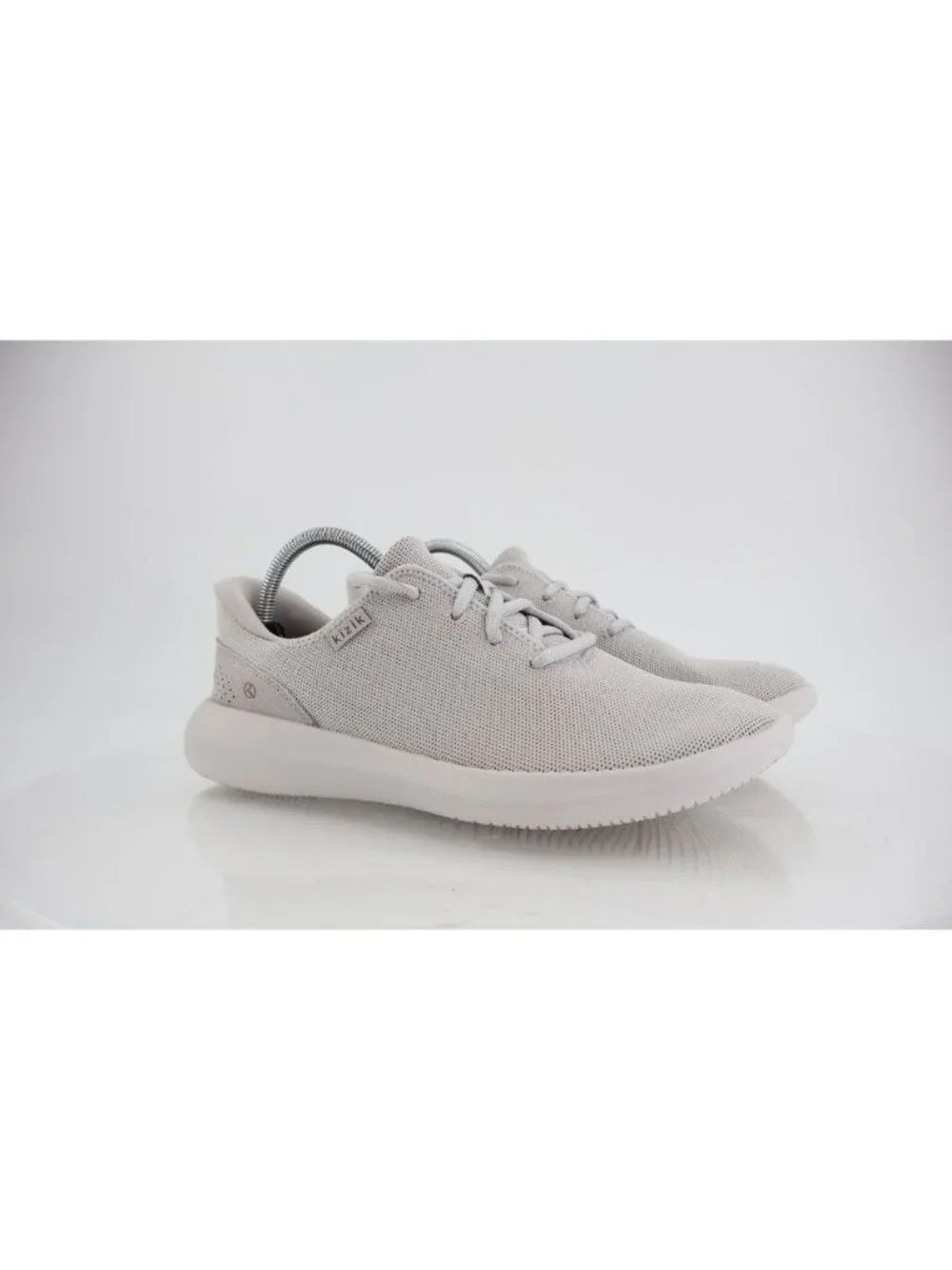 Kizik Men's Madrid Sneaker Casual Shoe Size 9.5 Gray Eco Knit Hands Free Slip On